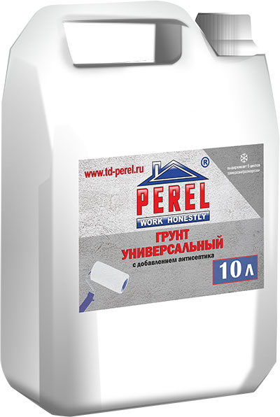 Грунтовка универсальная антисептическая Perel Uniprim, 10 л в Реутове по низкой цене