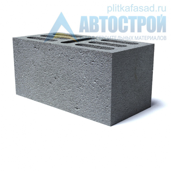 Блок бетонный стеновой 190x190x390 мм семищелевой А-Строй в Реутове по низкой цене