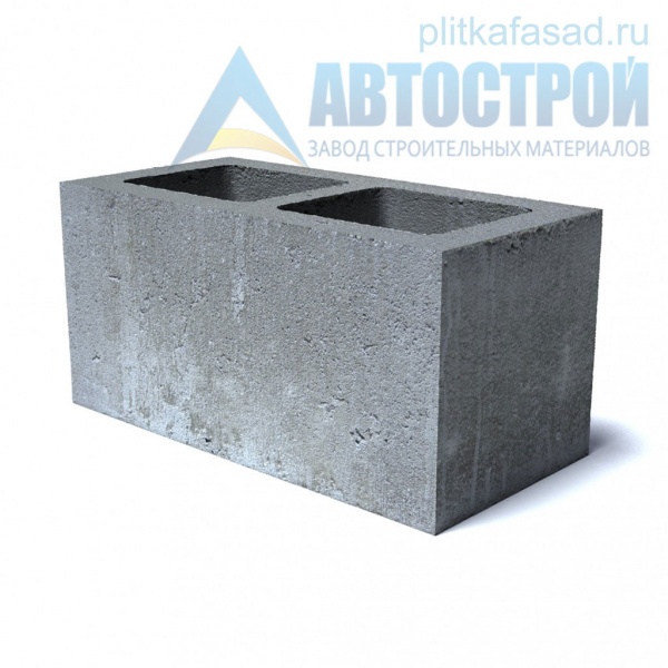 Блок бетонный стеновой 190x190x390 мм пустотелый А-Строй в Реутове по низкой цене