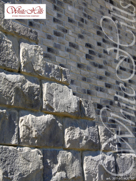 Искусственный декоративный камень Шеффилд 431-80+436-80 углы White Hills в Реутове по низкой цене